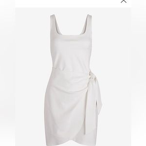 Express Body Contour Square Neck Wrap
Front Mini Dress